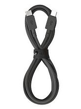 Кабель VLP Nylon Cable USB-C / USB-C, 100Вт 2м, черный - 0