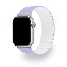 Ремешок uBear Mode для Apple Watch 38mm/40mm/41mm, S/M, силикон, лавандовый/белый - 0