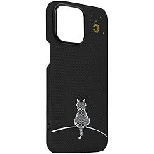 Чехол-накладка Asynora Magnetic aramid fiber cat для iPhone 15 Pro Max, арамид (кевлар), цветной - 3