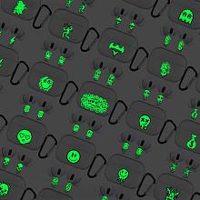 Чехол и наклейки Asynora Glow Batman, для AirPods Pro 2 - 3