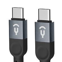 Кабель Asynora магнитный USB data cable USB-C / USB-C, 5A, 100Вт 1м, черный - 1