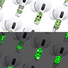 Чехол и наклейки Asynora Glow Smile, для AirPods 2 - 2