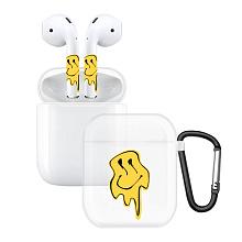 Чехол и наклейки Asynora Melting Face, для AirPods 2 - 0