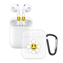 Чехол и наклейки Asynora Flower Smile, для AirPods 2 - 0