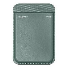 Кардхолдер Native Union (RE)Classic, полиуретан, зеленый - 0
