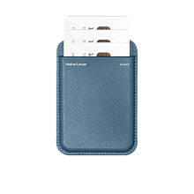 Кардхолдер Native Union (RE)Classic MagSafe, полиуретан, синий - 2