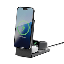 Зарядное устройство беспроводное Native Union Rise 3-в-1 Magnetic Wireless Charger, 15Вт, черный - 3