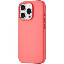 Чехол-накладка uBear Touch Mag Case для iPhone 16 Pro, силикон, коралловый - 1