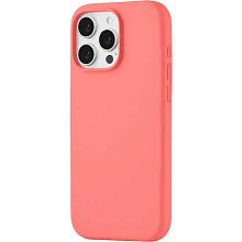 Чехол-накладка uBear Touch Mag Case для iPhone 16 Pro Max, силикон, коралловый - 0