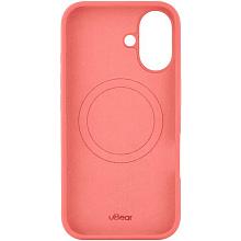 Чехол-накладка uBear Touch Mag Case для iPhone 16, силикон, коралловый - 3