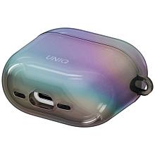 Чехол Uniq Iridescia (holographic) полночный кварц, для AirPods 4/4 ANC - 1
