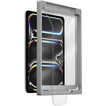 Защитное стекло Uniq OPTIX Clear (+EXOFit applicator) 2.5D для iPad Pro 11 (2024) - 0