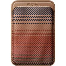 Кардхолдер Pitaka с MagSafe, кевлар, оранжевый - 0