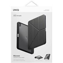 Чехол-книжка Uniq Moven для iPad 11 (2025), кожа/поликарбонат, серый - 3