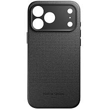 Чехол-накладка Native Union ACTIVE для iPhone 17 Pro Max, экокожа, черный - 0