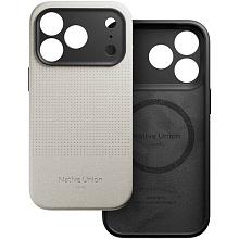 Чехол-накладка Native Union ACTIVE для iPhone 17 Pro, экокожа, песчаный - 1