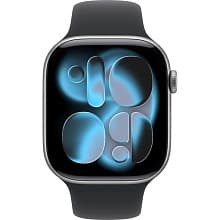 Смарт-часы Apple Watch Series 11 GPS 46mm (корпус - космический серый, ремешок Sport Band черный, размер M/L) - 1