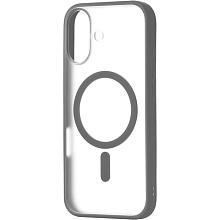 Чехол-накладка uBear Cloud Mag для iPhone 17, полиуретан, серый - 3