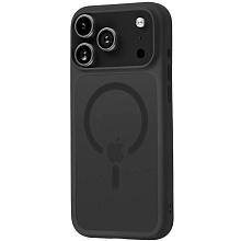 Чехол-накладка uBear Shade для iPhone 17 Pro Max, полиуретан, черный - 1