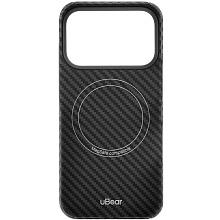 Чехол-накладка uBear Supreme для iPhone 17 Pro, кевлар, черный - 3