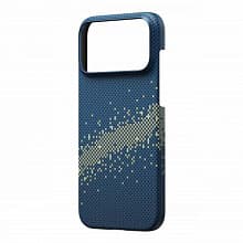 Чехол-накладка Pitaka Ultra-Slim для iPhone 17 Pro Max, кевлар, синее небо - 3