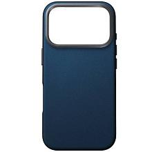 Чехол-накладка Uniq Lyden DS для iPhone 17 Pro, экокожа, синий/серый - 2