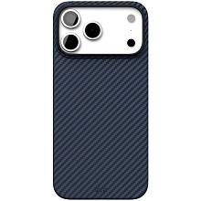 Чехол-накладка VLP Kevlar Case для iPhone 17 Pro Max, кевлар, синий - 0