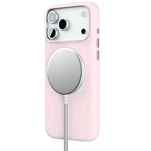 Чехол-накладка VLP Aster Pro для iPhone 17 Pro Max, силикон, розовый - 3