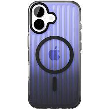 Чехол-накладка VLP Pulse Case для iPhone 17, полиуретан/алюминий, черный - 0