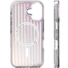 Чехол-накладка VLP Pulse Case для iPhone 17, полиуретан/алюминий, перламутровый - 3