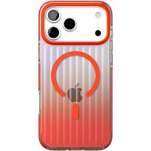 Чехол-накладка VLP Pulse Case для iPhone 17 Pro Max, полиуретан/алюминий, оранжевый - 0