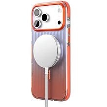 Чехол-накладка VLP Pulse Case для iPhone 17 Pro Max, полиуретан/алюминий, оранжевый - 2