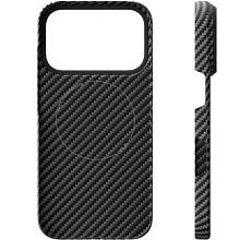 Чехол-накладка VLP Kevlar Case для iPhone 17 Pro, кевлар, черный - 3
