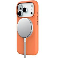 Чехол-накладка VLP Aster Pro для iPhone 17 Pro, силикон, оранжевый - 3