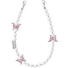 Ремешок-цепочка PYNANA Gauzy Dream с бабочками розовый - 0