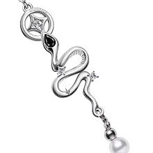 Ремешок-цепочка PYNANA Fortune Snake серебристый - 3