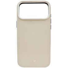 Чехол-накладка Magssory Eco-Leather Case для iPhone 17 Pro Max, экокожа, айвори - 0