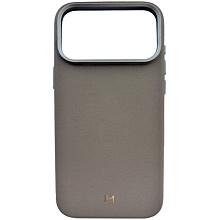 Чехол-накладка Magssory Eco-Leather Case для iPhone 17 Pro Max, экокожа, латте - 0