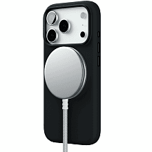 Чехол-накладка VLP Aster Pro для iPhone 17 Pro, силикон, черный - 3