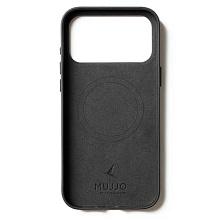 Чехол-накладка Mujjo Leather для iPhone 17 Pro Max, кожа, черный - 2
