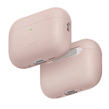Чехол Uniq LINO розовый, для AirPods Pro 3 - 3