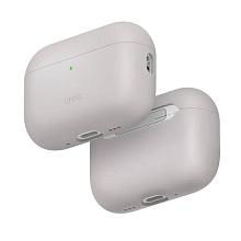 Чехол Uniq LINO серый, для AirPods Pro 3 - 0