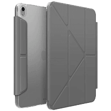 Чехол-книжка Uniq Camden Click для iPad Air 13″ (2024), поликарбонат, серый - 0