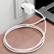 Кабель VLP Force Line USB-C / USB-C, 100Вт 2м, белый - 1