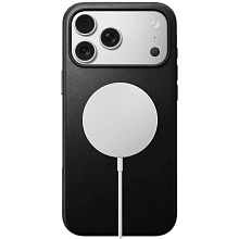 Чехол-накладка Nomad Modern Leather Case для iPhone 17 Pro, кожа, черный - 2