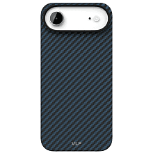 Чехол-накладка VLP Kevlar Case для iPhone Air, кевлар, синий - 0