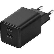 Зарядное устройство сетевое uBear Wall charger Bridge, 45Вт, черный - 0