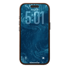 Чехол-накладка Nomad Traditional Leather Case для iPhone 17 Pro, кожа, коричневый - 3