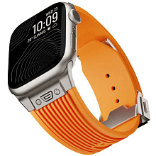 Ремешок Monocozzi ESSENTIALS для Apple Watch 45mm/46mm/49mm, силикон, оранжевый - 1