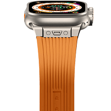 Ремешок Monocozzi ESSENTIALS для Apple Watch 45mm/46mm/49mm, силикон, оранжевый - 3